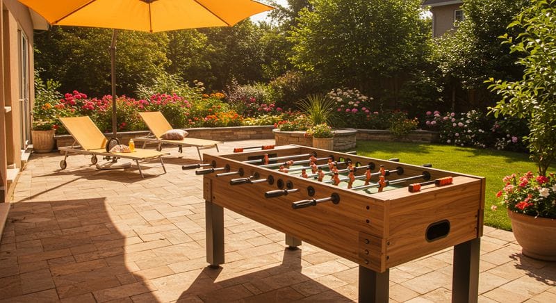 میز فوتبال دستی فضای باز